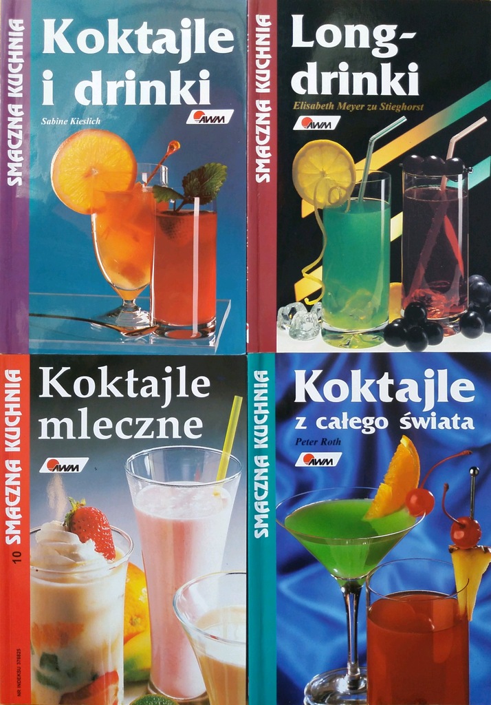 SMACZNA KUCHNIA - zestaw 4 książek - Koktajle