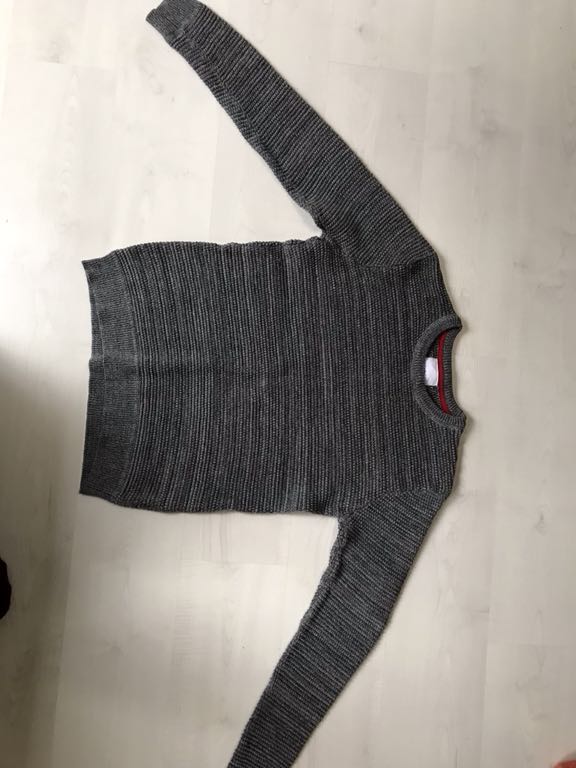 Sweter męski szary NOWY XL