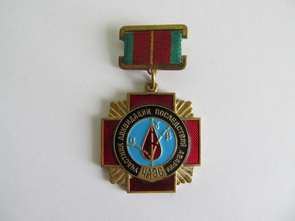 Medal Likwidator. Czarnobyl.  ZSRR Oryginal.