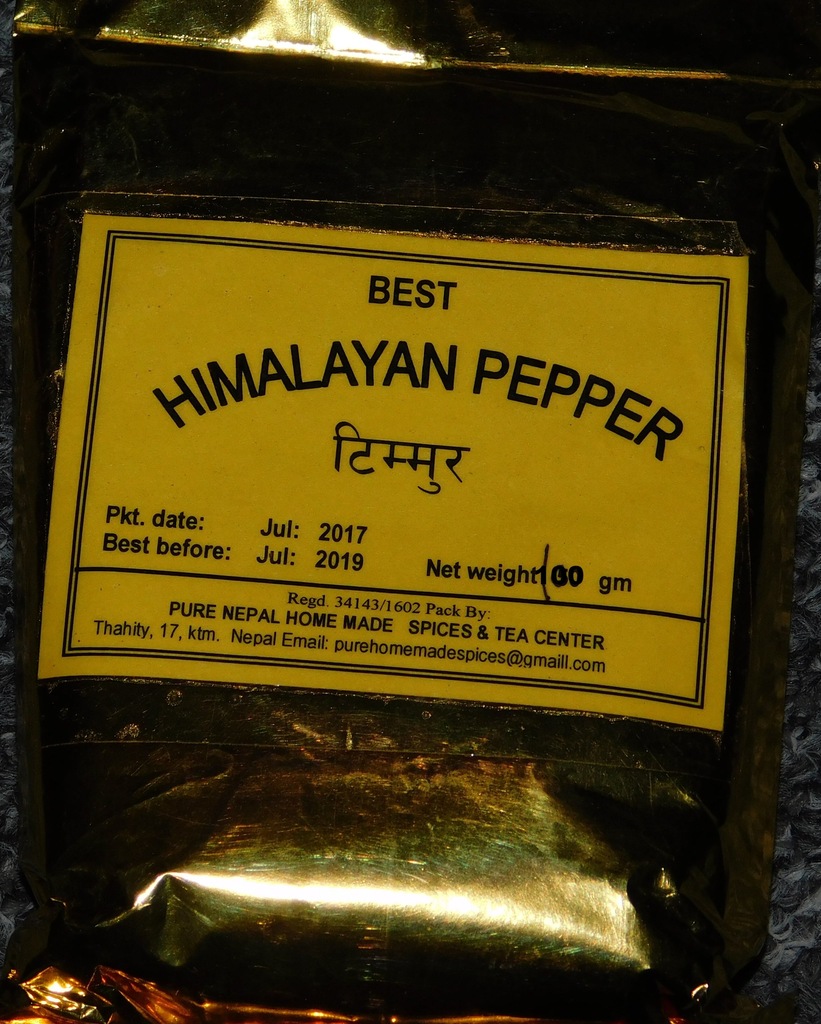 PIEPRZ HIMALAJSKI Z NEPALU - wspaniały smak !!!