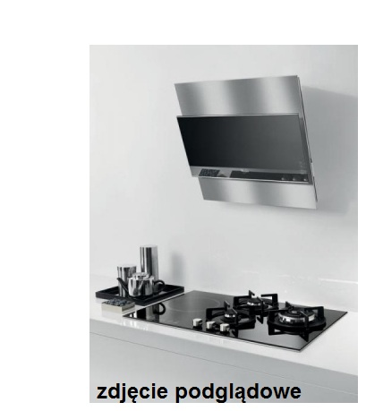 OKAP PRZYŚCIENNY Whirlpool AKR 550 IM, INOX lustro