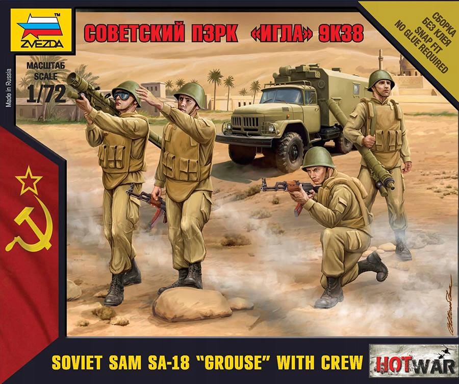 SOVIET SAM SA-18 ZVEZDA HOT WAR 1:72