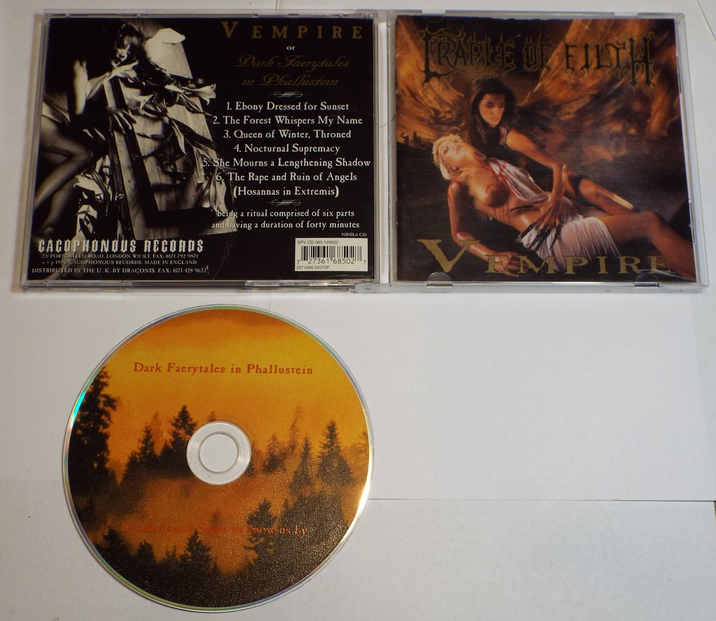 CRADLE OF FILTH vampire or dark fairytales