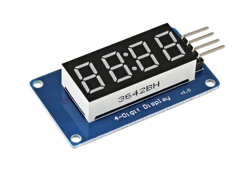 WYŚWIETLACZ 4x LED ZEGAR STER. TM1637 ARDUINO 1120