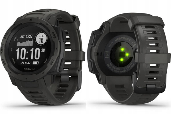 Garmin Instinct HR GRAFITOWY -=NAVIO=-