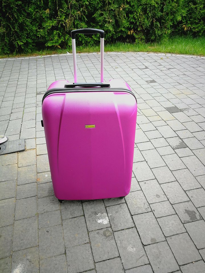 walizka twarda  DUŻA 80 CM z ABS Elbrus z wagą