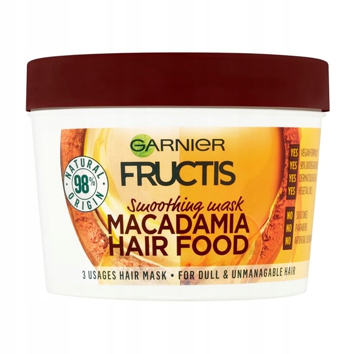 GARNIER FRUCTIS HAIR FOOD MASKA D WŁOSÓW MAKADAMIA