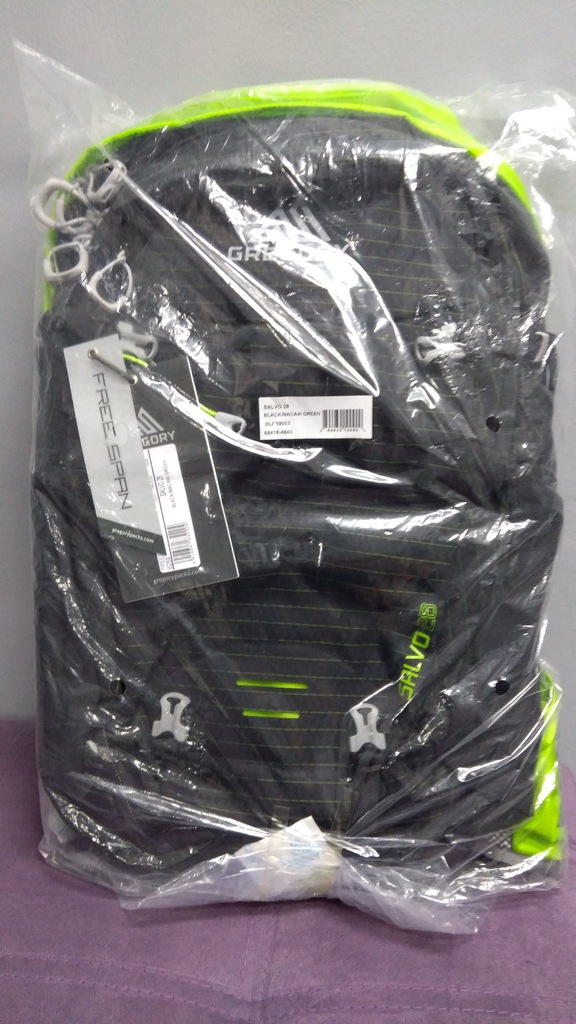Plecak GREGORY SALVO 28 - Black/Macaw Green