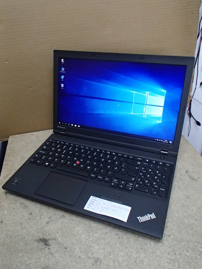 Lenovo ThinkPad L540 i5-4210M 16GB Win10 256SSD