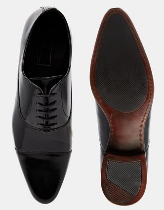 pantofle oksfordy czarne klasyczne 11 45 D4 7