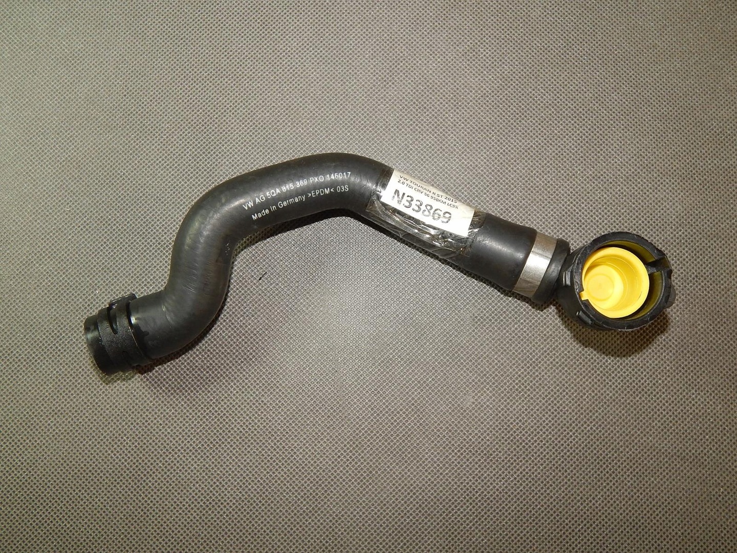VW TOURAN 5T WATER HOSE PIPE 5QA815369