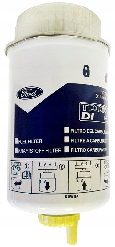 ORIGINAL FUEL FILTER 2,2+2,4+3,2 Diesel Ford Transit 1685861