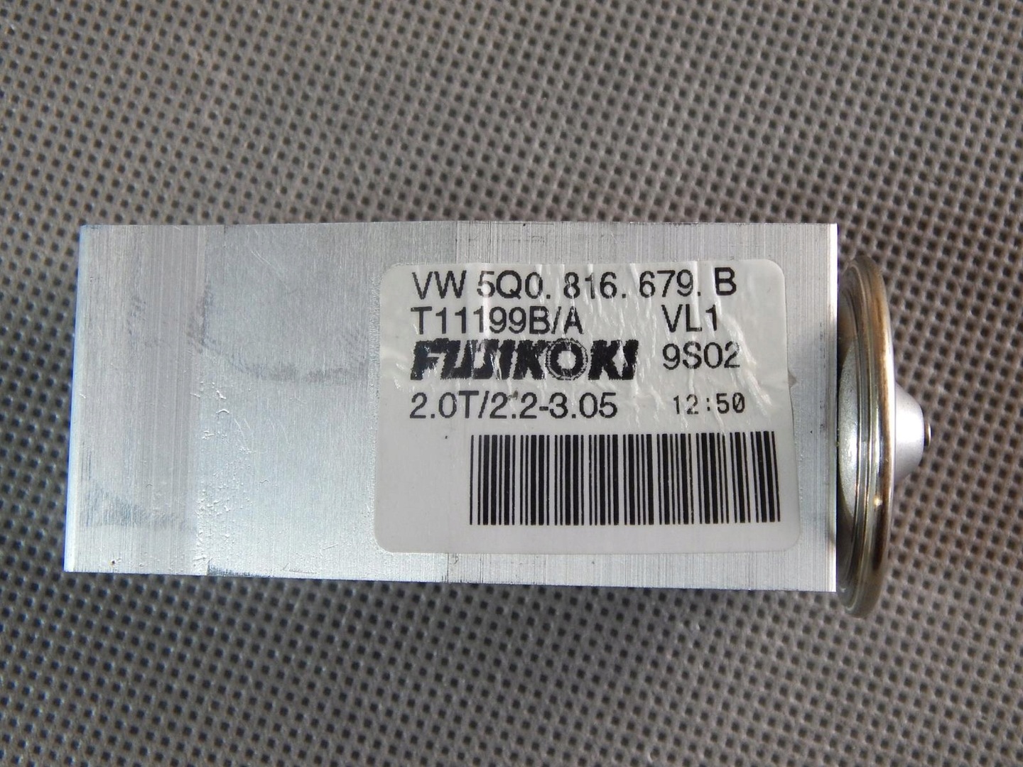AUDI S3 8V EXPANSION VALVE 5Q0816679B