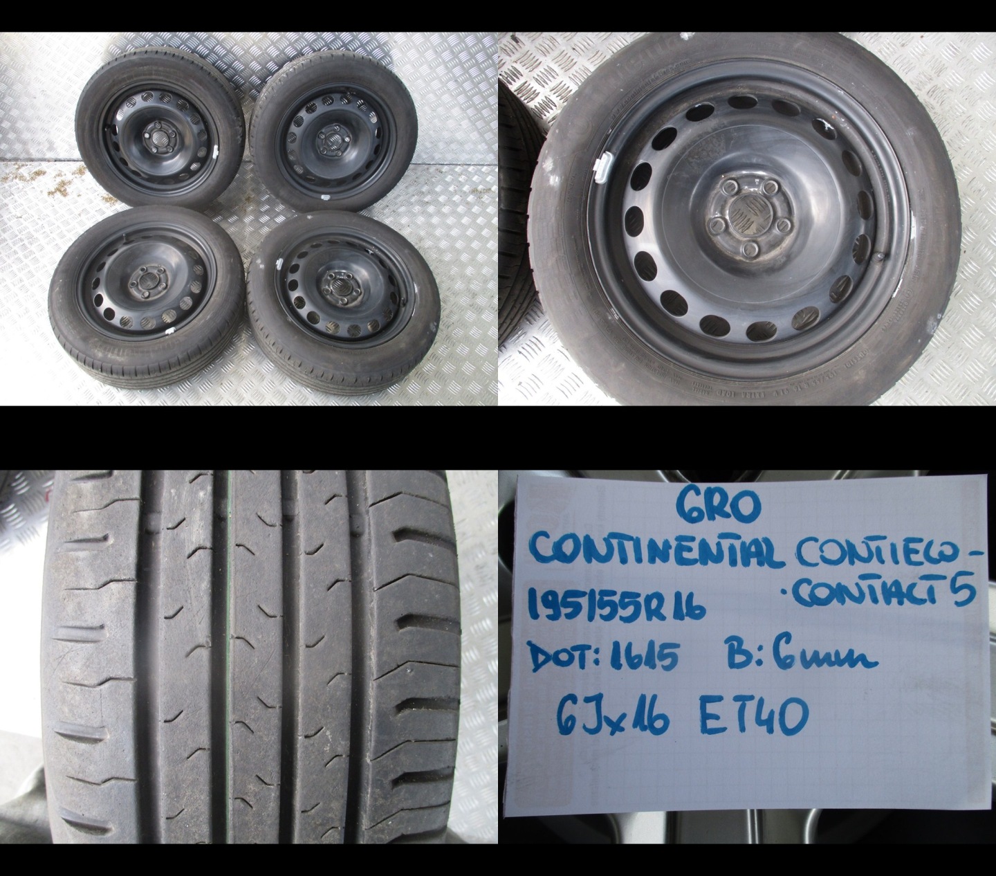 CERCHI FERRO VW POLO 6R0 R16 6MM