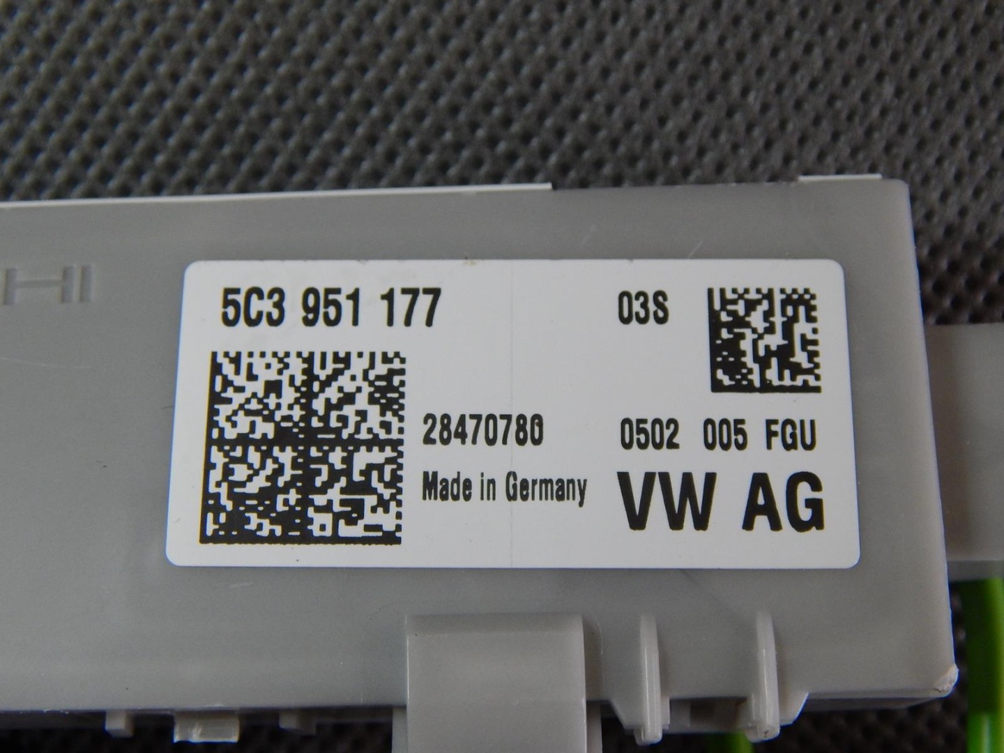 VW GOLF VI Sensor ULTRADZWIEKOWY