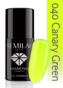 Slay гибридный лак SEMILAC 040 Canary Green