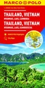 Tajlandia Wietnam Birma Laos Kambodża MAPA MARCO