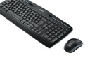 Zestaw klawiatura i mysz Logitech MK330 Kolor czarny
