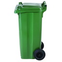 Nádoba na odpad a odpadky ATESTY Europlast Rakúsko - zelená 120L Typ vonkajšie koše
