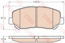 TRW SET PADS BRAKE FOR MAZDA CX-5 photo 4 - milautoparts-fr.ukrlive.com