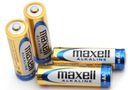 4 щелочные батарейки Maxell LR6 AA 1,5 В