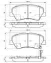 PADS BOSCH FRONT HYUNDAI ELANTRA II photo 2 - milautoparts-fr.ukrlive.com