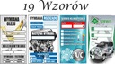 TIMING OIL A/C LPG Сервисные наклейки 5 шт.