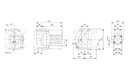 Čerpadlo Grundfos UPE Magna 32-120 F N Maximálna teplota kvapaliny 100°C
