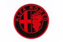 Нашивка VAR ALFA ROMEO 6.5 см тюнинг черно-черная