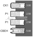 RINGS TLOKOWE ENGINE DEUTZ FAHR DX 0223307 photo 2 - milautoparts-fr.ukrlive.com