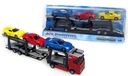 ГРУЗОВИК ГРУЗОВИК 1:60 + 3 МАШИНЫ, 26 СМ. МЕТАЛЛ НОВЫЙ!!!