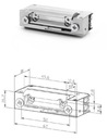 Электрическая защелка Bira, выключатель Hartte XS12UW-12V AC/DC