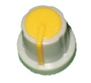 Ручка вращения потенциометра, желтая, 17,5 мм FV(0138)