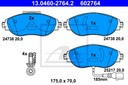 SABOTS DE FREIN ATE AVANT - VW CC PASSAT CC PASSAT B7 340MM photo 2 - milautoparts-fr.ukrlive.com