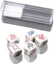 PIATNIK - KOŚCI do gry w pokera pokerowe 16 mm. 5 sztuk 2970