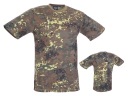 Мужская военная футболка Mil-Tec T-Shirt под форму хлопок Flecktarn L