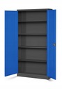 Высокий шкаф для офиса и мастерской JAN NOWAK JAN H антрацит-синий