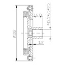 2303020 DISQUE DU CLIMATISEUR 10S13 SUZUKI LIANA photo 4 - milautoparts-fr.ukrlive.com