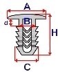 RIVET DE REVÊTEMENT ROMIX A175047C photo 2 - milautoparts-fr.ukrlive.com