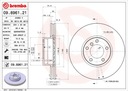 2× BREMBO DISQUES DE FREIN AVANT 09.8961.21 + SABOTS DE FREIN MIKODA 70439 BMW 5 E39 AVANT POUR DISQUE 324MM photo 2 - milautoparts-fr.ukrlive.com