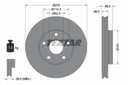 2× DISC HAM FRONT FOR TOYOTA AVENSIS VERSO 01-/P + 2351302 PADS BRAKE TOYOTA P. CAMRY PREVIA 2,2-3,0 96-03 TEXTAR photo 2 - milautoparts-fr.ukrlive.com