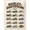 Вывеска HARLEY-DAVIDSON металлический постер 30х40
