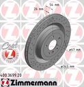 ZIMMERMANN DISCS REAR MERCEDES ML GL GLS 63 AMG photo 2 - milautoparts-fr.ukrlive.com