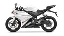 Наклейки шпоновые Yamaha YZF R125 2011 г., бело-черные