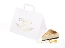 СВАДЕБНЫЙ БУМАЖНЫЙ МЕШОК 32х22х24,5 см ДЛЯ СВАДЕБНОГО ТОРТА ДЛЯ ГОСТЕЙ 25 шт.