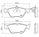 PADS KRAFT 6001610 OPEL OMEGA B FRONT photo 2 - milautoparts-fr.ukrlive.com