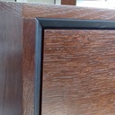 Vitrína drevo, štylizovaná pre 60/70-te roky BS na objednávku Kód výrobcu BS06