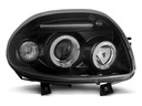 LAMPS GRILLES RENAULT CLIO II FROM 09.1998 FOR 05.2001 RINGS BLACK photo 3 - milautoparts-fr.ukrlive.com