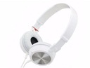 Накладные наушники SONY MDR-ZX300 Белый