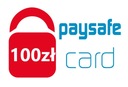 PaySafeCard 100 злотых Карта кошелька с PIN-кодом PSC 100 злотых